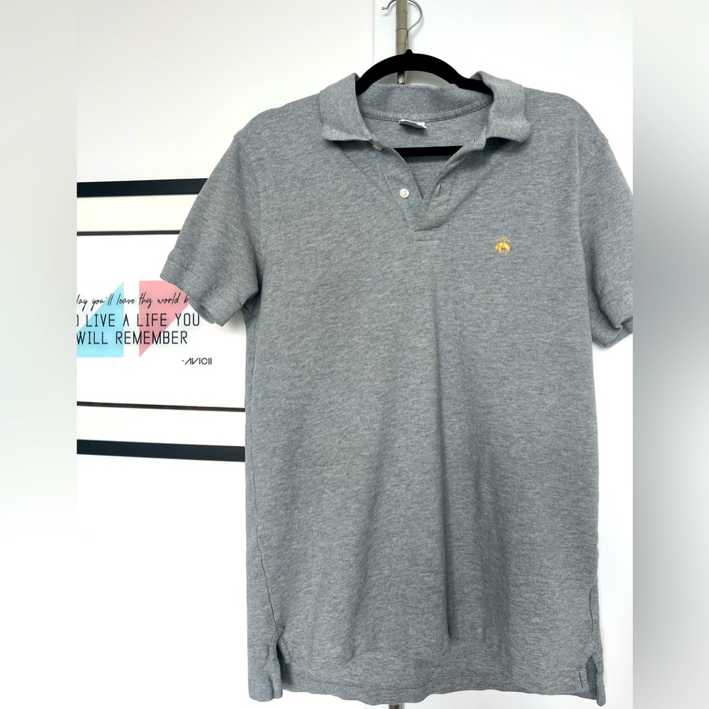 Grey men’s polo - Brooks Brothers LARGE